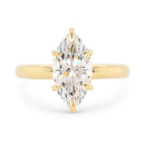 Custom Marquise Cut Lab Grown Diamond Engagement Ring
