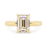 Custom Emerald Cut Lab Grown Diamond Engagement Ring