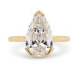 Custom Pear Cut Diamond Engagement Ring