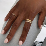 Micro Pavé Diamond Wedding Band