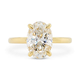 Custom Oval Diamond Engagement Ring