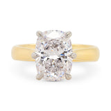Custom Cushion Lab Grown Diamond Engagement Ring
