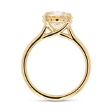 Custom Round Diamond Split Shank Engagement Ring