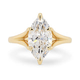 Custom Marquise Lab Grown Diamond Engagement Ring