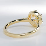 2.33ct Collet Round Lab Grown Diamond Engagement Ring