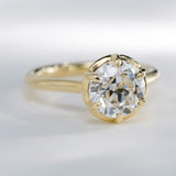 2.33ct Collet Round Lab Grown Diamond Engagement Ring
