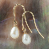 Ready to Ship - Organic Pearl Dangle Earrings