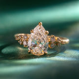 2.04ct Cielo Pear Lab Grown Diamond Engagement Ring