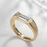 1.30ct Rey Baguette Lab Grown Diamond Engagement Ring