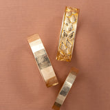 6mm Rimmed Leafy Wedding Band