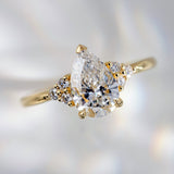 1.51ct Bella Pear Lab Grown Diamond Engagement Ring