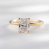 1.53ct Vera Cushion Lab Grown Diamond Engagement Ring