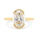 2.91ct Thalia Oval Lab Grown Diamond Engagement Ring