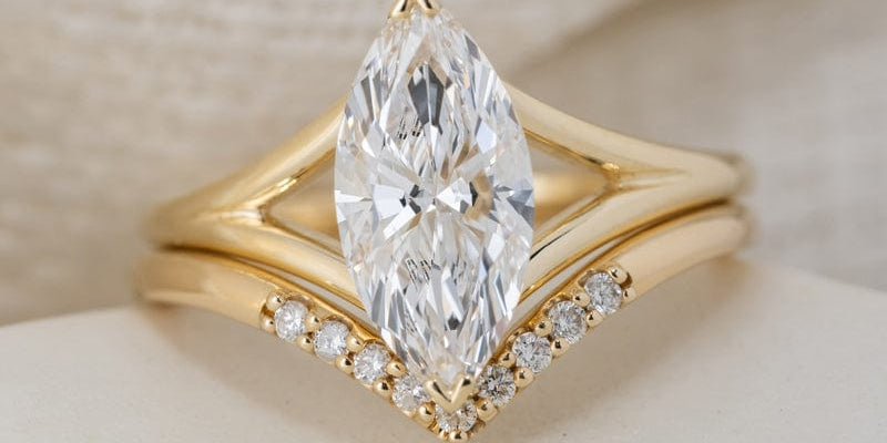 Vera Emerald Cut Moissanite Solitaire Engagement Ring