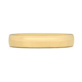 Ready To Ship - 4mm Classic Domed Wedding Band (Size 4.75, 18K Yellow Gold)