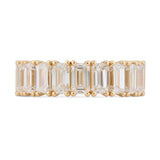 Chunky Emerald-Cut Lab Grown Diamond Eternity Band