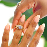 Ready to Ship - Diamond Wave Band (Size 5.75)