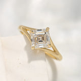 1.54ct Stella Asscher Lab Grown Diamond Engagement Ring