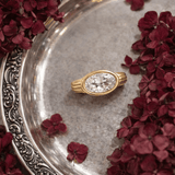 1.43ct Athena Moval Lab Grown Diamond Engagement Ring