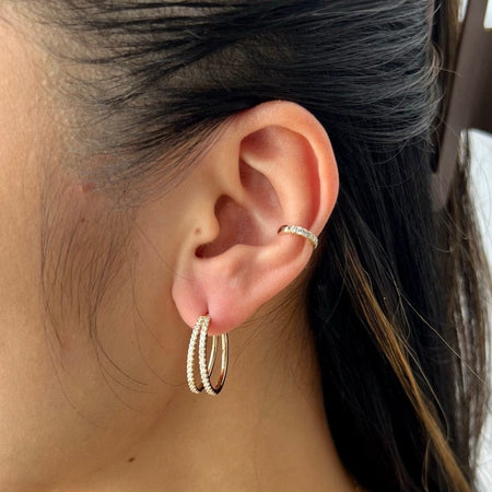 diamond ear cuff