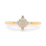 Roma Opal Compass Diamond Ring