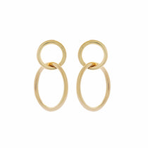 Small Double Hoops