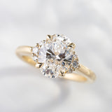 2.52ct Lena Oval Lab Grown Diamond Engagement Ring