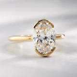 2.91ct Thalia Oval Lab Grown Diamond Engagement Ring