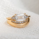 2.05ct Clara Emerald Cut Lab Grown Diamond Engagement Ring
