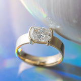 1.85ct Rey Cushion Lab Grown Diamond Engagement Ring