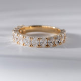 Chunky Oval Lab Grown Diamond Eternity Band