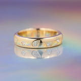 Kaleido Diamond Wedding Band