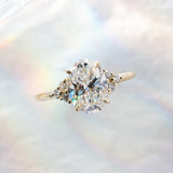 2.10ct Bella Oval Lab Grown Diamond Engagement Ring