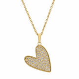 Diamond Heart Pendant Necklace