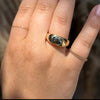 2.01ct Rey Oval Olive Green Umba Sapphire Engagement Ring