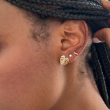Ready To Ship - Pavé Bar Studs