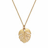 Monstera Pendant Necklace