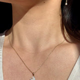 Mini Diamond Heart Pendant Necklace
