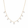 Pearl Drop Station Necklace