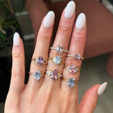 2.49ct Stella Oval Lilac Sapphire & Diamond Ring
