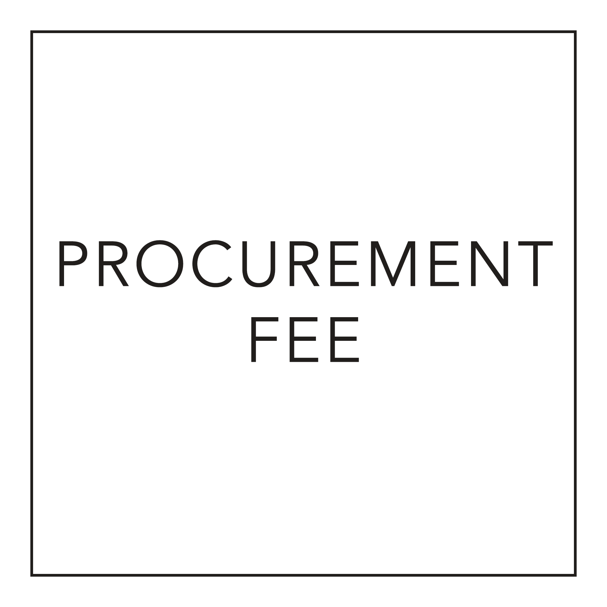 Procurement Fee - Valerie Madison