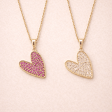 Diamond Heart Pendant Necklace