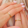Hammered Stacking Ring
