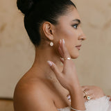 Pavé Diamond Dangle Earrings