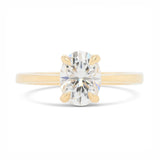 Eva Oval Moissanite Engagement Ring