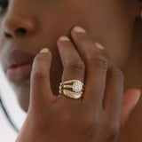 Wide Diamond Wave Band