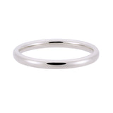 2mm Classic Domed Wedding Band