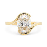 2.02ct Carmen Oval Lab Grown Diamond Engagement Ring