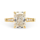 2.71ct Victoria Radiant Cut Lab Grown Diamond Engagement Ring