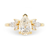 1.51ct Bella Pear Lab Grown Diamond Engagement Ring